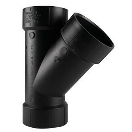 Charlotte Pipe And Foundry Charlotte Pipe 2 in. Hub X 2 in. D Hub ABS Wye ABS006000800